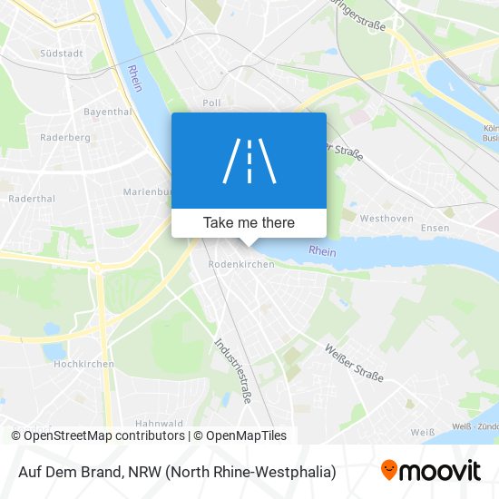 Auf Dem Brand map