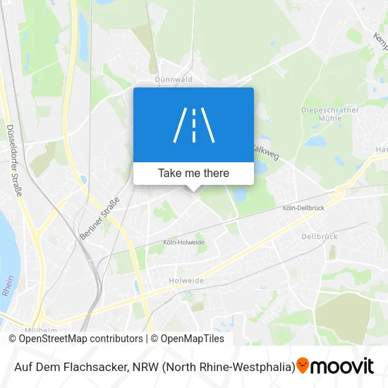 Карта Auf Dem Flachsacker