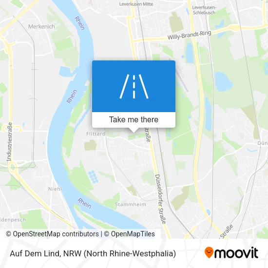 Карта Auf Dem Lind