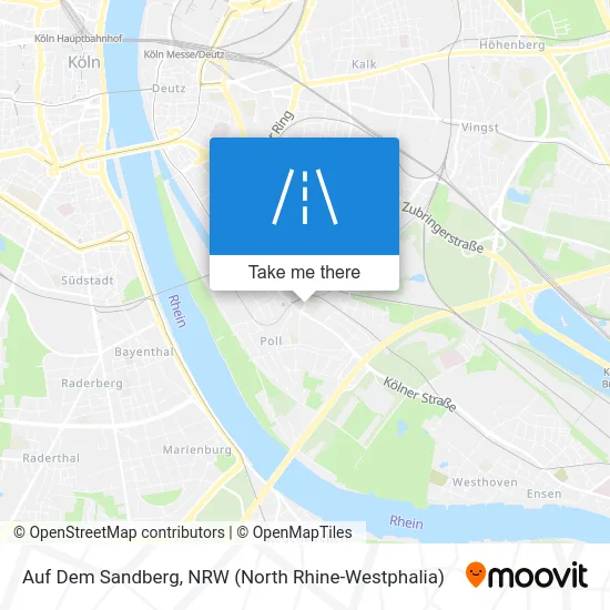 Auf Dem Sandberg map