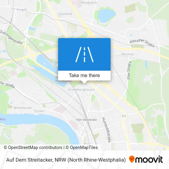 Карта Auf Dem Streitacker