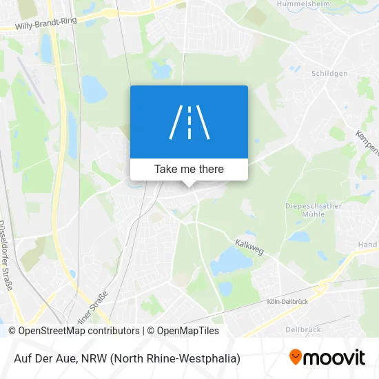 Карта Auf Der Aue