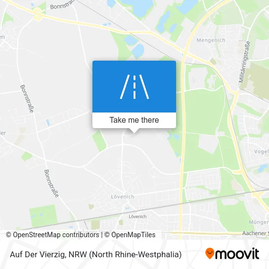 Карта Auf Der Vierzig