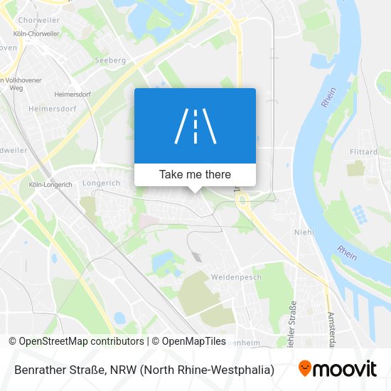 Benrather Straße map