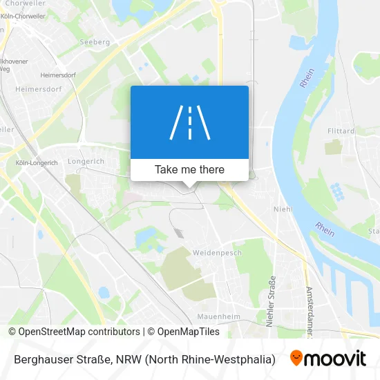 Карта Berghauser Straße