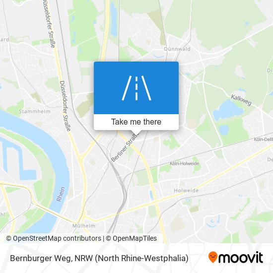 Bernburger Weg map