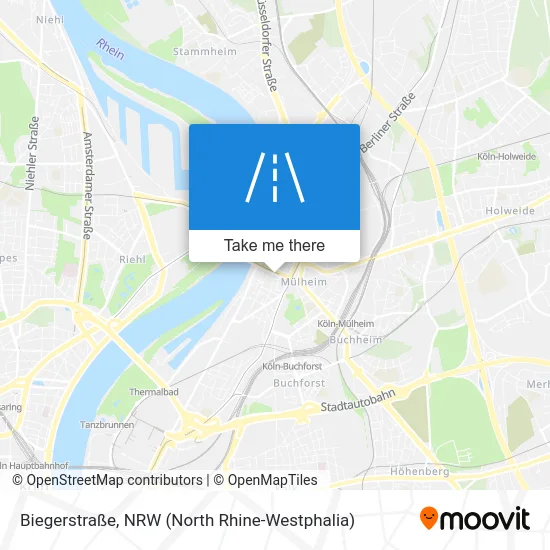 Карта Biegerstraße