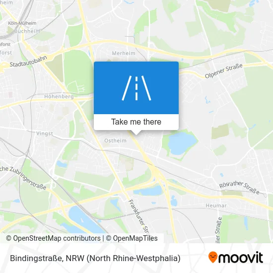 Bindingstraße map