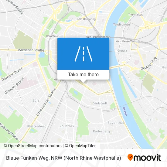 Blaue-Funken-Weg map