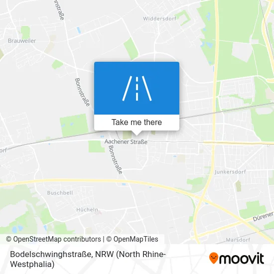 Карта Bodelschwinghstraße