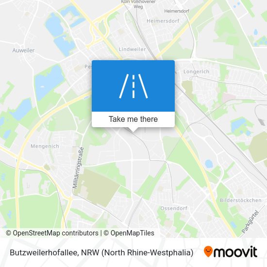 Butzweilerhofallee map