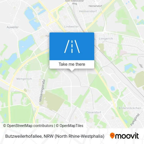 Карта Butzweilerhofallee