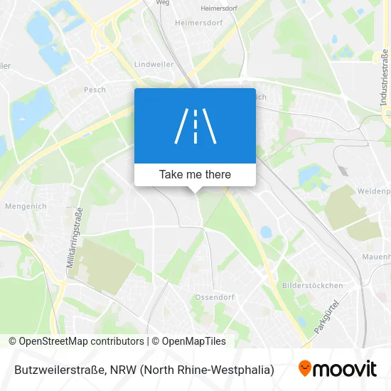 Карта Butzweilerstraße