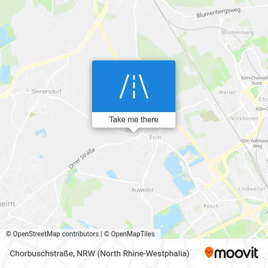 Chorbuschstraße map