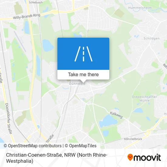 Карта Christian-Coenen-Straße