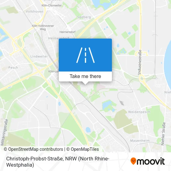 Карта Christoph-Probst-Straße