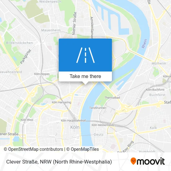 Карта Clever Straße