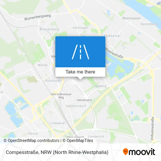 Карта Compesstraße