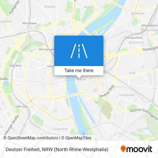 Deutzer Freiheit map