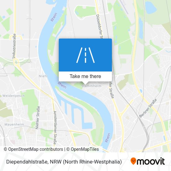 Diependahlstraße map
