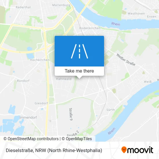 Карта Dieselstraße