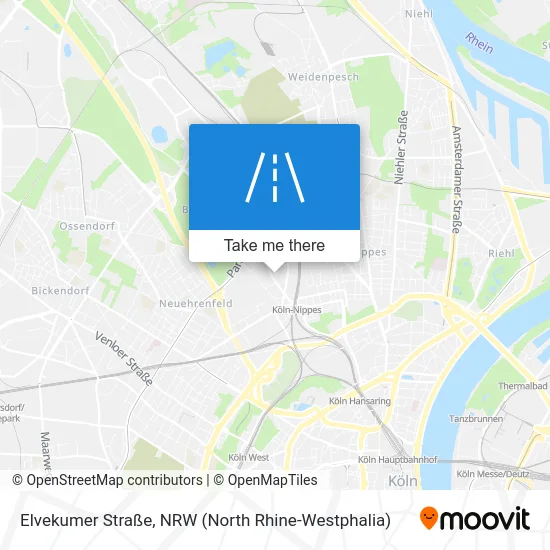 Elvekumer Straße map