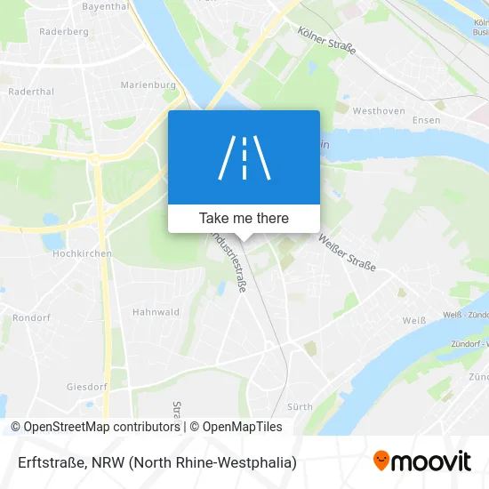 Erftstraße map