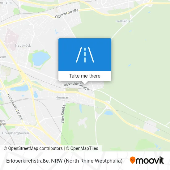 Карта Erlöserkirchstraße