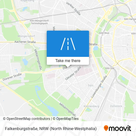 Карта Falkenburgstraße