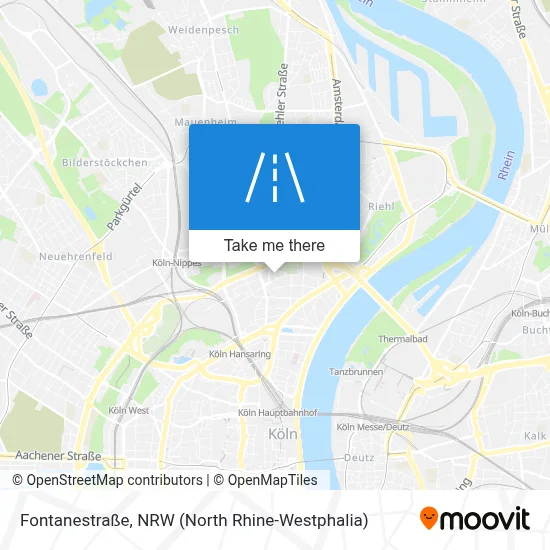 Fontanestraße map