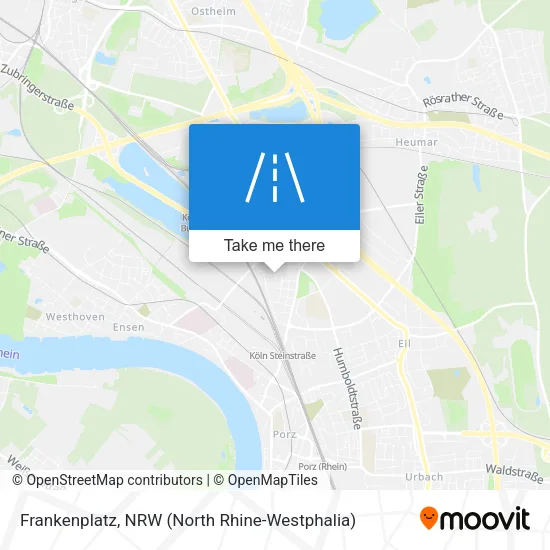 Frankenplatz map