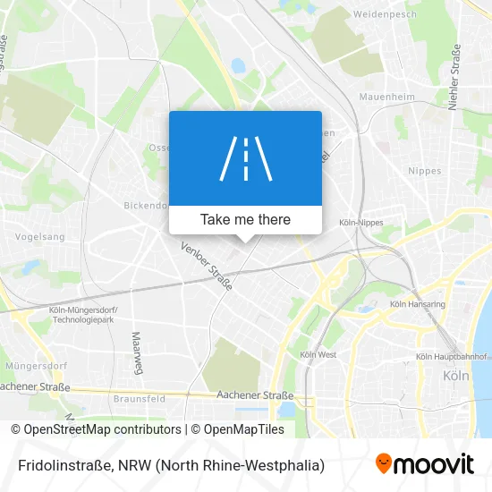 Карта Fridolinstraße
