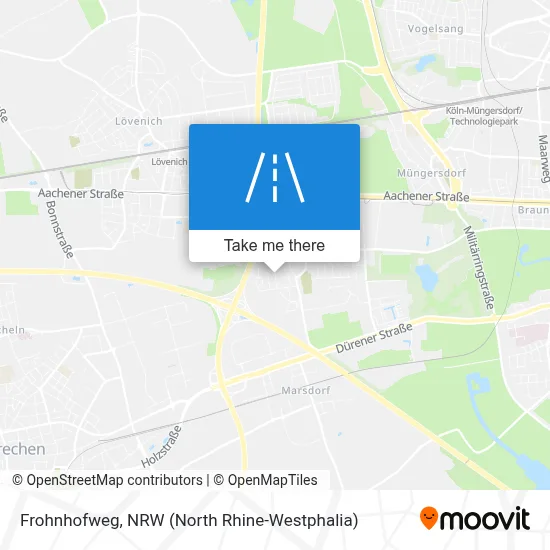 Frohnhofweg map
