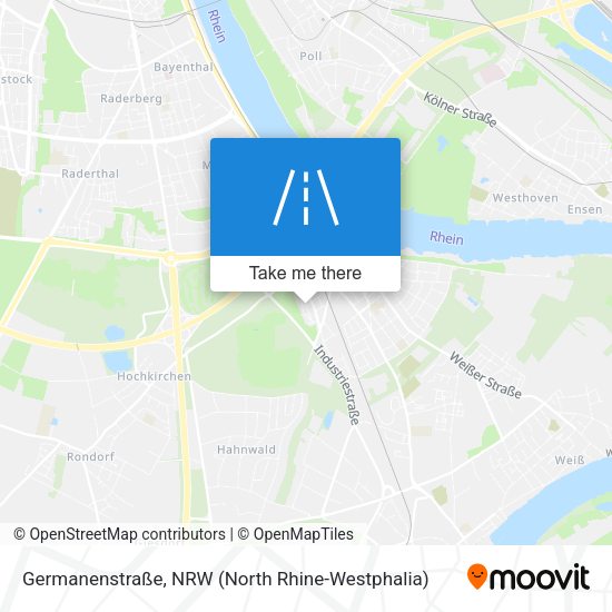 Germanenstraße map