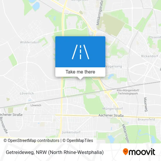 Карта Getreideweg