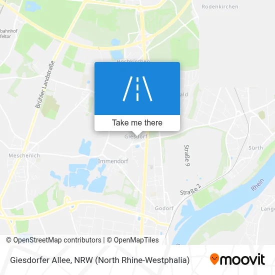 Giesdorfer Allee map