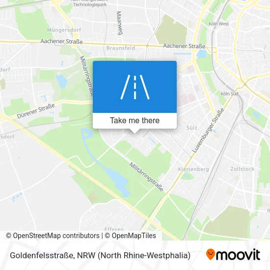 Goldenfelsstraße map