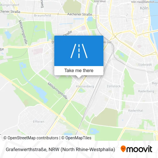 Карта Grafenwerthstraße