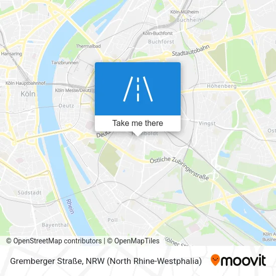 Карта Gremberger Straße