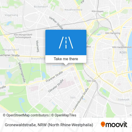 Gronewaldstraße map