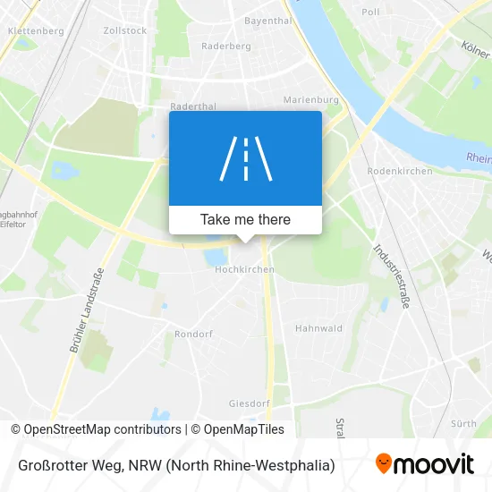 Карта Großrotter Weg