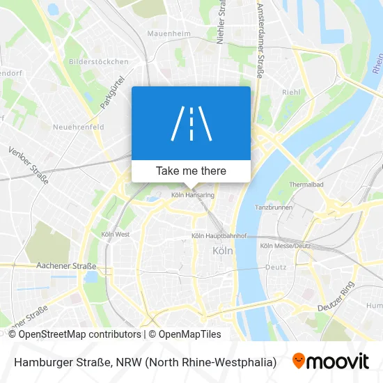 Hamburger Straße map