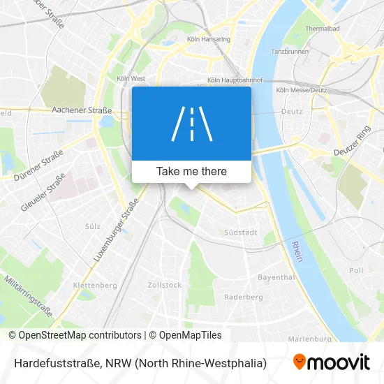 Hardefuststraße map