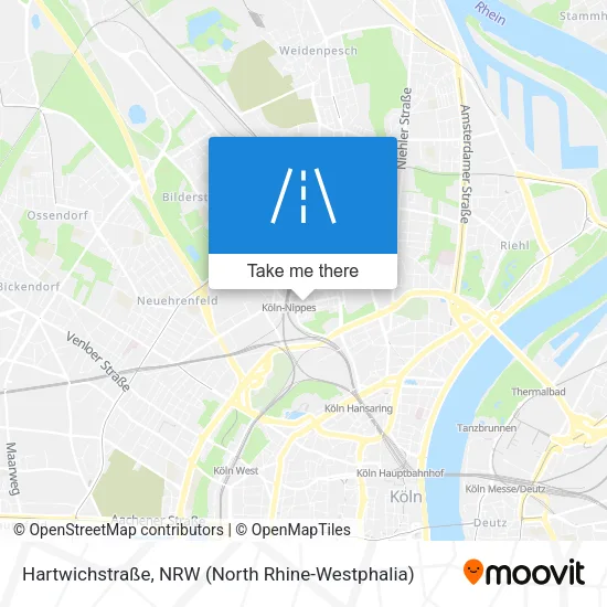 Карта Hartwichstraße