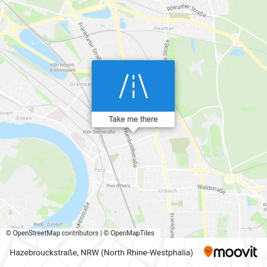 Карта Hazebrouckstraße