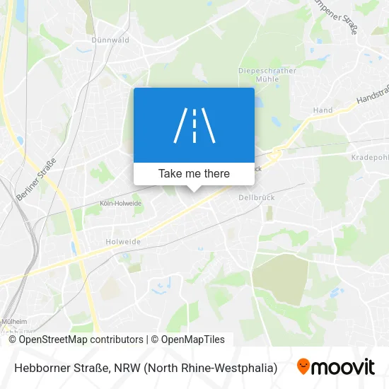 Карта Hebborner Straße