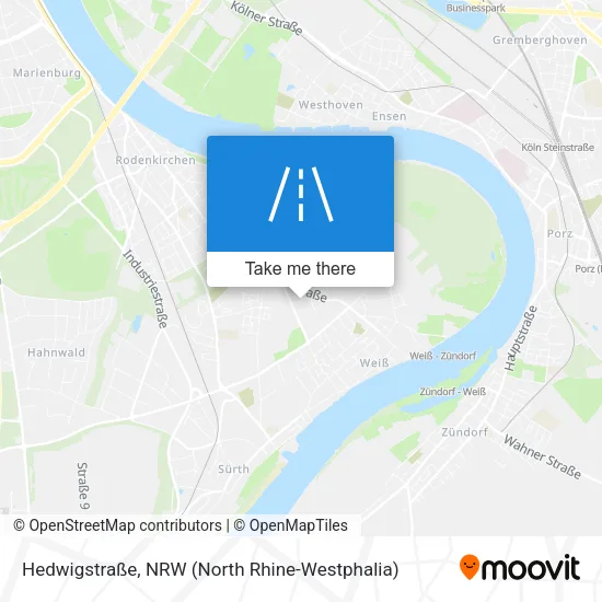 Карта Hedwigstraße