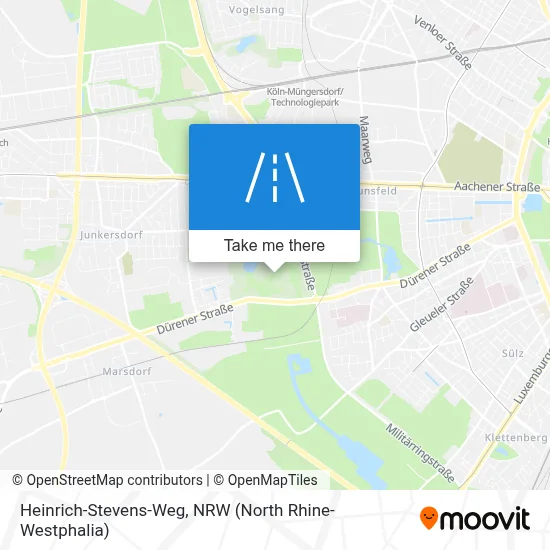Heinrich-Stevens-Weg map