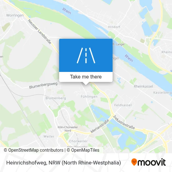 Heinrichshofweg map