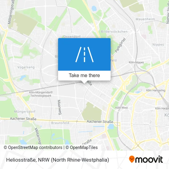 Карта Heliosstraße